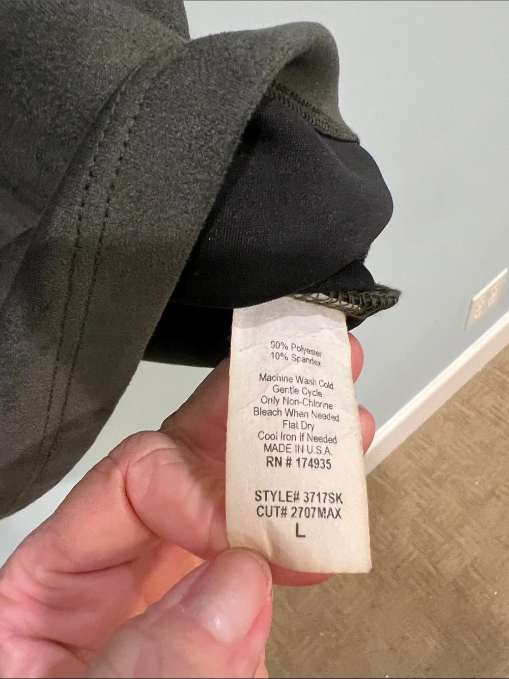 Classic Dark Olive Stretchy Suede Cloth Pencil Skirt